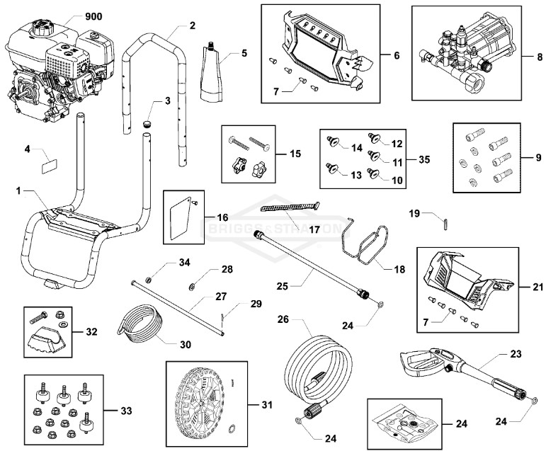 SIMONIZ 3400 psi model 020836-00 power washer replacement parts & manual